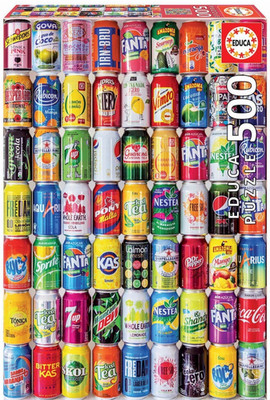NEW Educa Jigsaw Puzzle 500 Pieces 10+ Ages Soft Cans