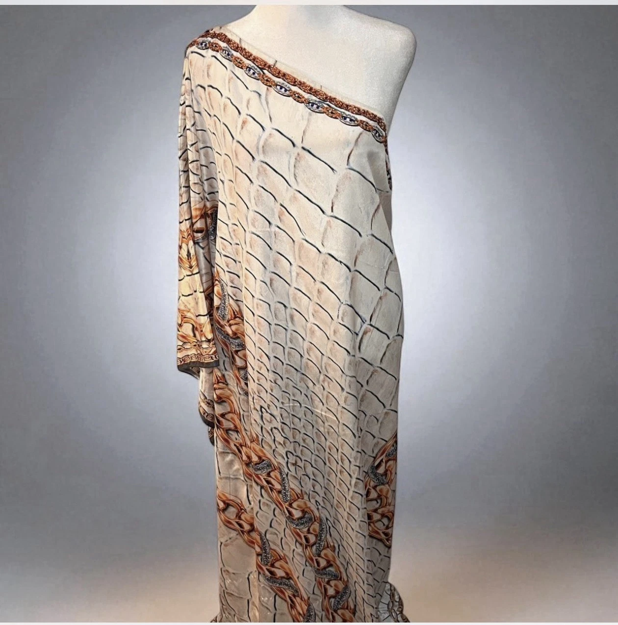Kaftan One Shoulder Maxi Dress
Opens in a new window or tab