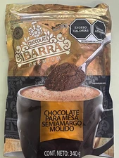 PREMIUM Semi-sweet 1 Ibarra Mexicano Hot Chocolate Powder -- Mexico's finest!