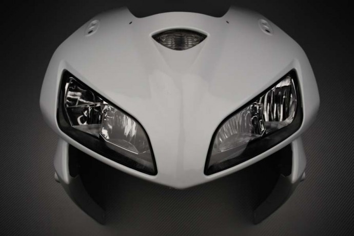 Tête de fourche non-peint avec optique pour réparer le carénage cassé d'une CBR 600RR PC37