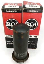 Vintage RCA Radiotron Electron Tube 1614 In Original Box Set Of 2 NOS 1930s