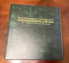 American Heirloom Collection Vol. 1 US Stamp Album Binder w/Used  Stamps, Mounts