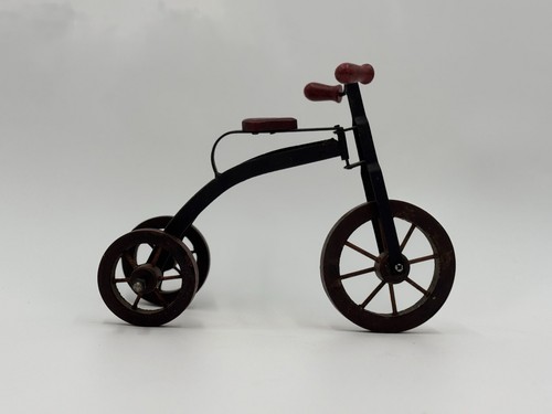 Vintage Miniature Metal Tricycle Model Toy Decor Rusty Antique Look Collectible - Picture 17 of 19