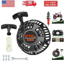 Pull Start Recoil Starter Assembly Compatible with Predator 212cc 196cc 6.5HP...