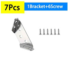 Stainless Steel Corner Brackets with Screws 90° Angle for Wood Furniture UK