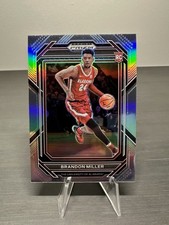 2023 Panini Prizm Draft Picks #63 Brandon Miller Rookie Silver Prizm Hornets RC