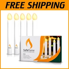 Flickering LED Candlesticks - 25-Pack for Church Services