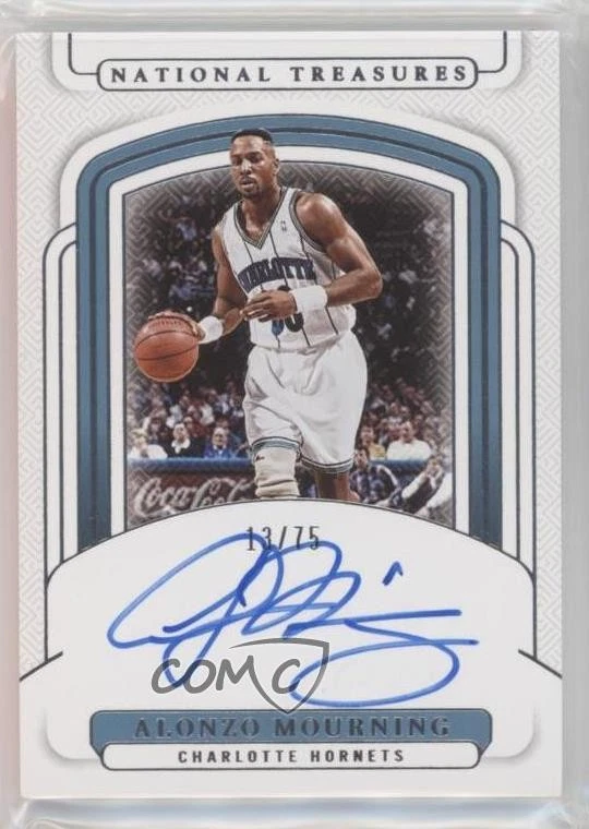 Alonzo Mourning Basketball Autographed Sports Trading Cards