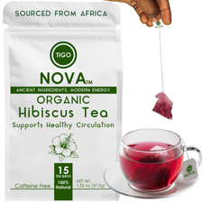 Premium Organic Hibiscus Tea Bags, 100 Natural and Organic Ingredients, Antioxi