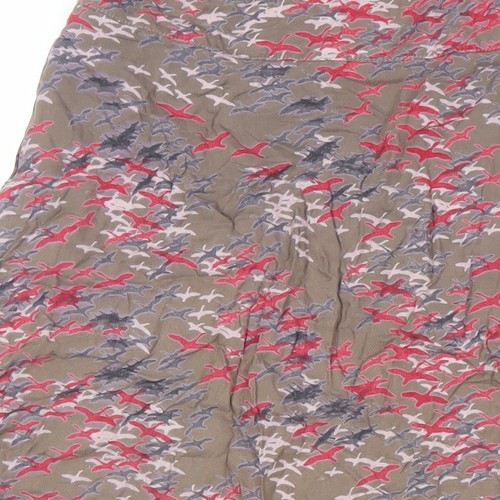 H&M Women's Multicoloured Geometric Skirt Size 12 - Picture 7 of 12