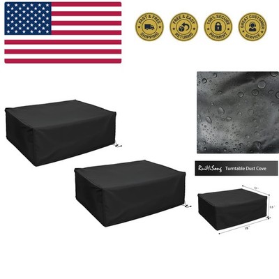 Turntable Dust Cover2 pack,Record Player Turntable Cover,Suitable for Most Mo...
