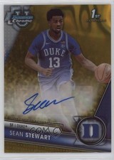 2023-24 Bowman U Chrome Prospect Gold Lava Refractor 19/50 Sean Stewart Auto j8o