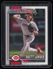 #60 2026 Topps Rhett Lowder FUTURE STARS Cincinnati Reds