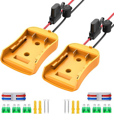 2 Packs for Power Wheel Adapter Compatible with Dewalt 20V Battery, Converter Ki
