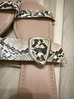 Old Navy Snake Print Double Strap Slides Sandals 11 — photo 4