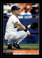 1994 Score Todd Hundley New York Mets #458