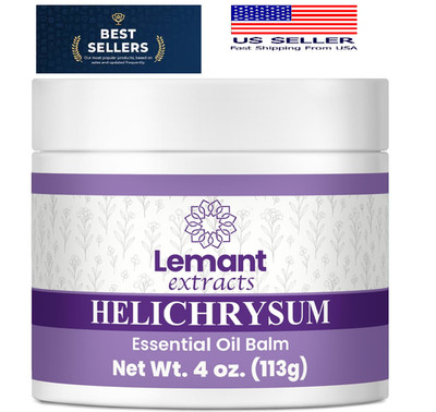 Lemant Extracts Helichrysum Balm (4 oz) Support Skin Vitality (Includes One 4 oz