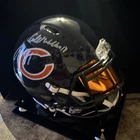 Caleb Williams Signed Authentic Case Hit 7/100 Orange Visor Full Size Helmet
