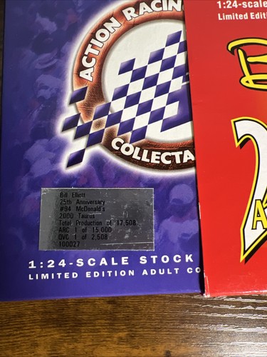 🔥Bill Elliott #94 McDonald’s 25th Anniv 1:24 + 1:64 Pit Crew & McFlurry Cars - Picture 4 of 8