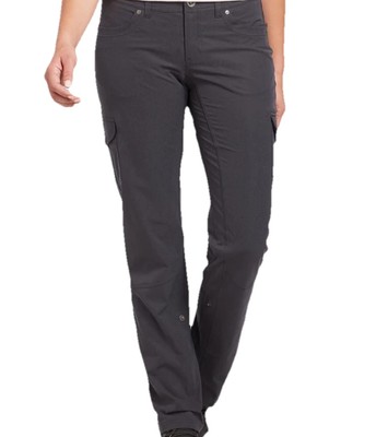 KUHL Mountain Pants Womens 8 Gray Outdoor Hiking Trail Stretch  Drawstring Sport