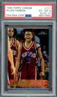Allen Iverson Signed 1996-97 Topps Chrome RC 171 76ers PSA 6 Auto 10 PSA/DNA