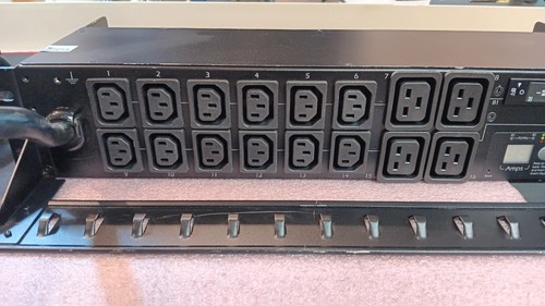 APC AP7811 208V 30A 16-Plug Metered Rack Mounted PDU Power Distribution Unit - Photo 3/6