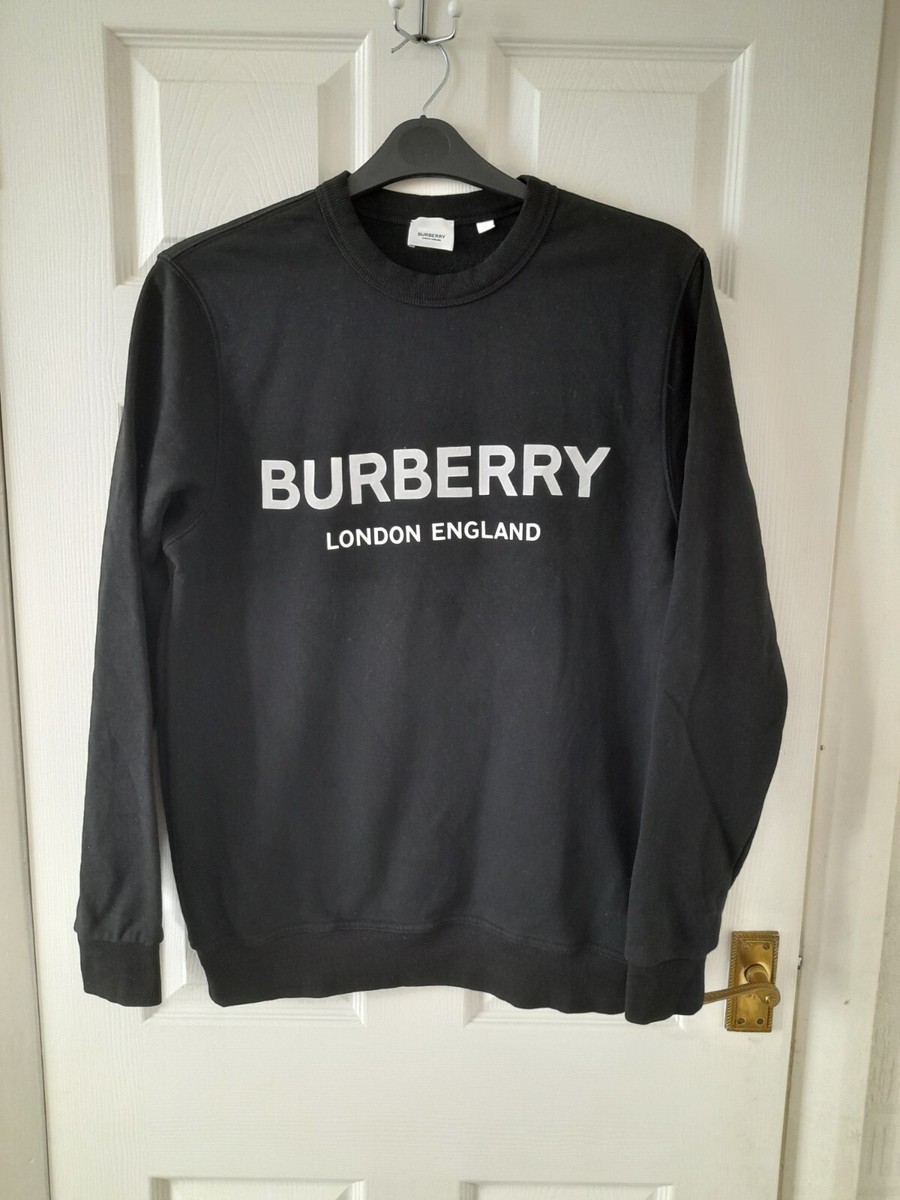Burberry London England Black Men's Sweatshirt Size M | eBay UK