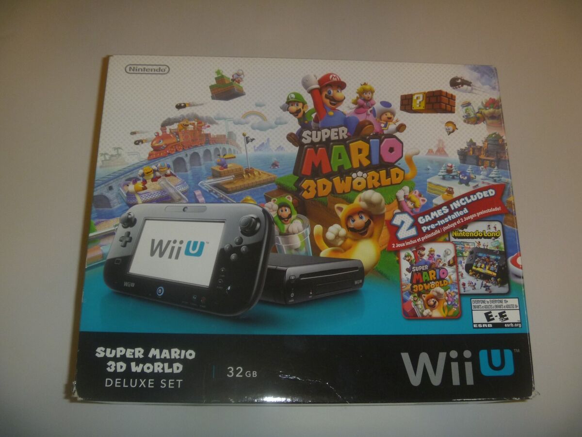  Nintendo Wii U Deluxe Set: Super Mario 3D World and