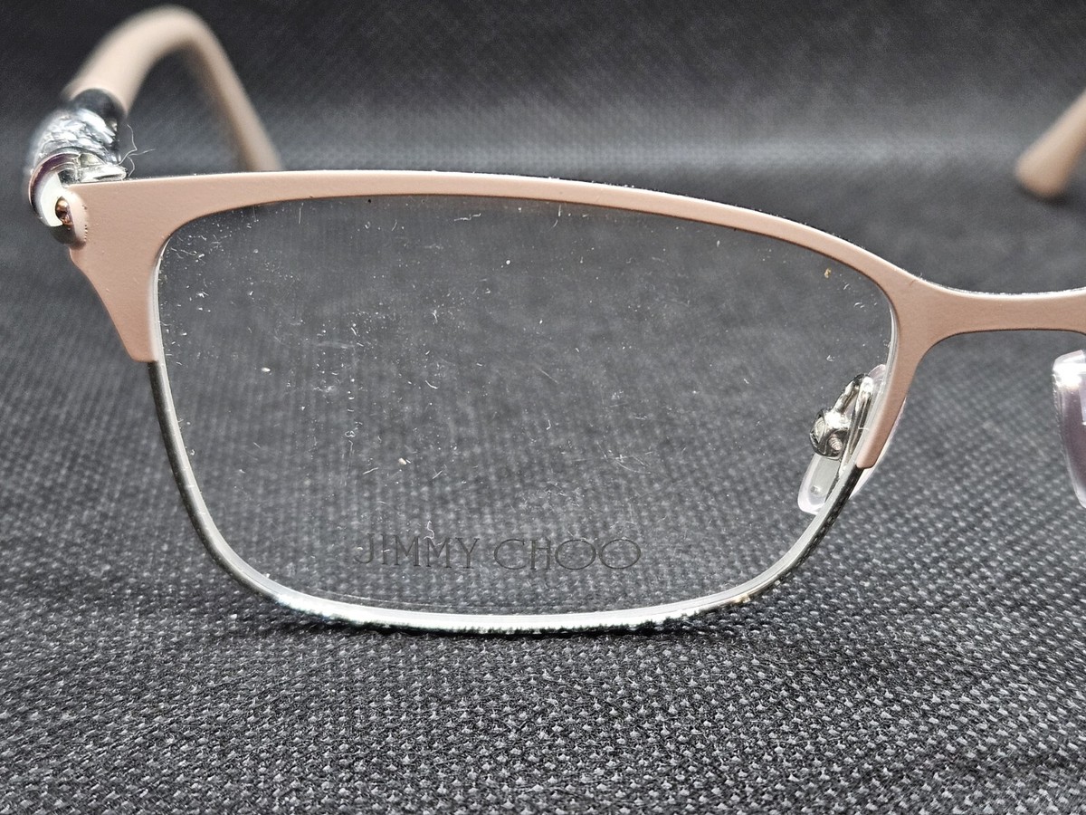 JIMMY CHOO ジミーチュウ JC295 9FZ メガネフレーム JIMMY CHOO JC295 295, Color 9FZ Nude, 53-16-140 With Case