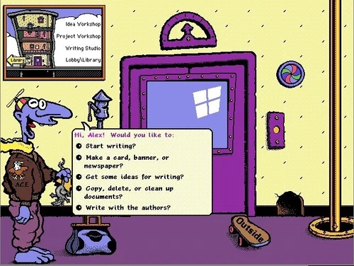 Microsoft Kids, Creative Writer, rare vintage software, English version