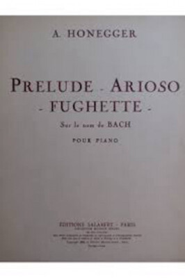 Prelude arioso fughette sur nom bach piano piano