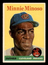 1958 Topps Baseball #295 Minnie Minoso EX *d3