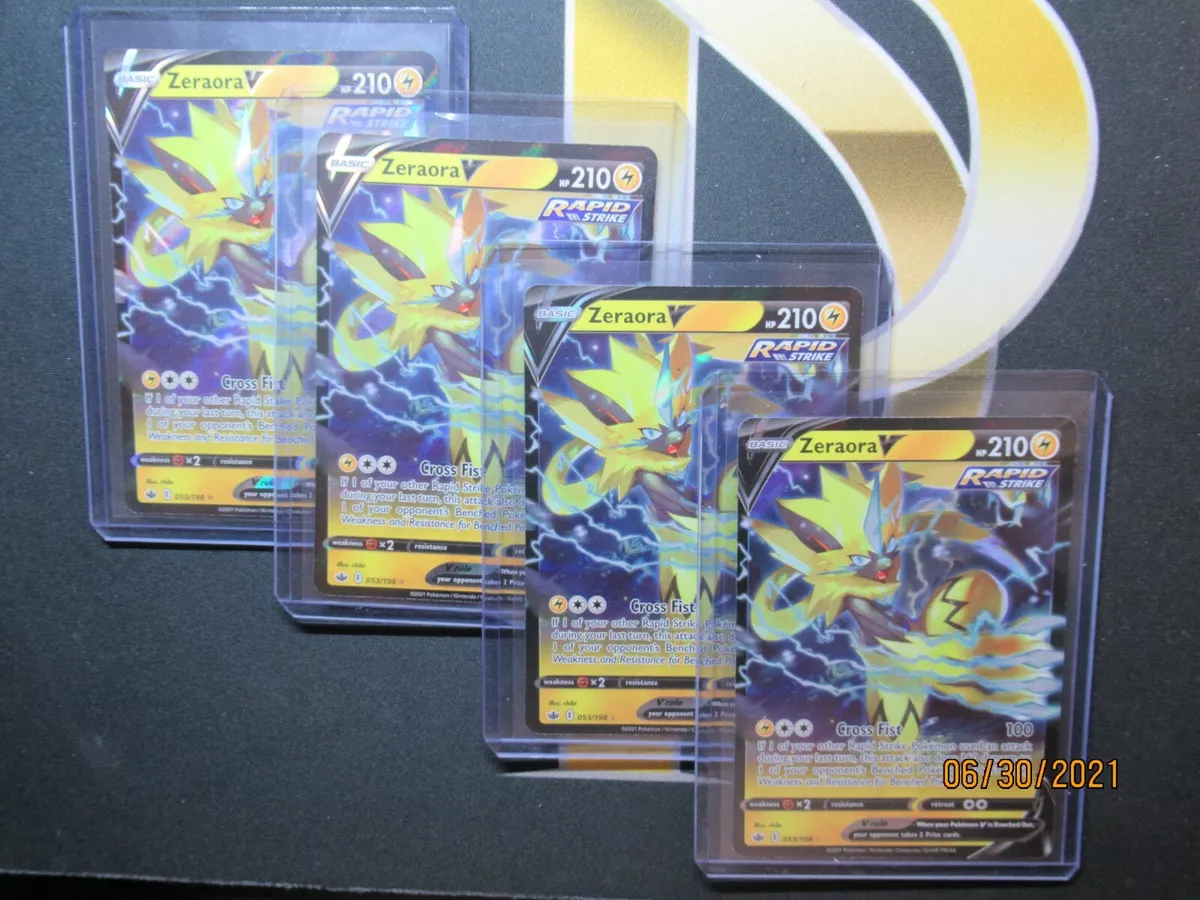 Zeraora V (Full Art) (165/198) [Sword & Shield: Chilling Reign