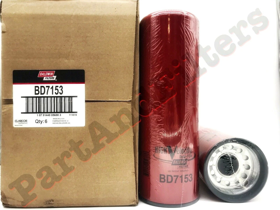 Filtro de aceite de motor Baldwin BD7153 (paquete de 6) Foto 2 de 2