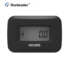 AC/DC 5V to 277V Digital Snap-in Hour Meter For Lawn Mower Motorcycle Chainsaw
