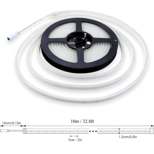 Waterproof LED Neon Strip Lights 32.8ft 110V 24V Silicone Flexible Rope Tube - Picture 4 of 16