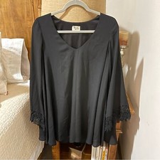 Show Me Your Mumu Long Sleeve Black Mini Short Dress | Size Small