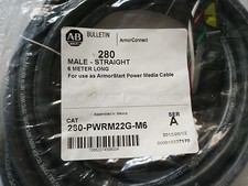 Allen-Bradley 280-PWRM22G-M6 SER A 6M ArmorStart Power Media Cable
