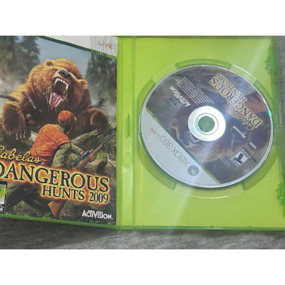 Cabela's Dangerous Hunts Microsoft Xbox Hunting Video Game 2009 - Image 2 of 4
