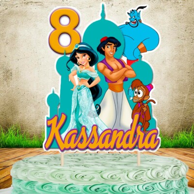 Aladdin Princess Jasmin And Genie Cake Topper Personalized Cake Topper Ebay Aladdin Princess Jasmin And Genie Cake Topper Personalized Cake Topper Ebay