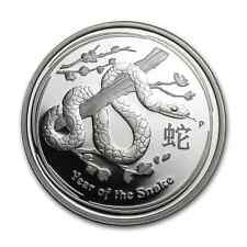1/2 Ounce 999 Fine Silver 2013 Australian Year of Snake Perth Mint Bullion Coin 44.08 per troy oz