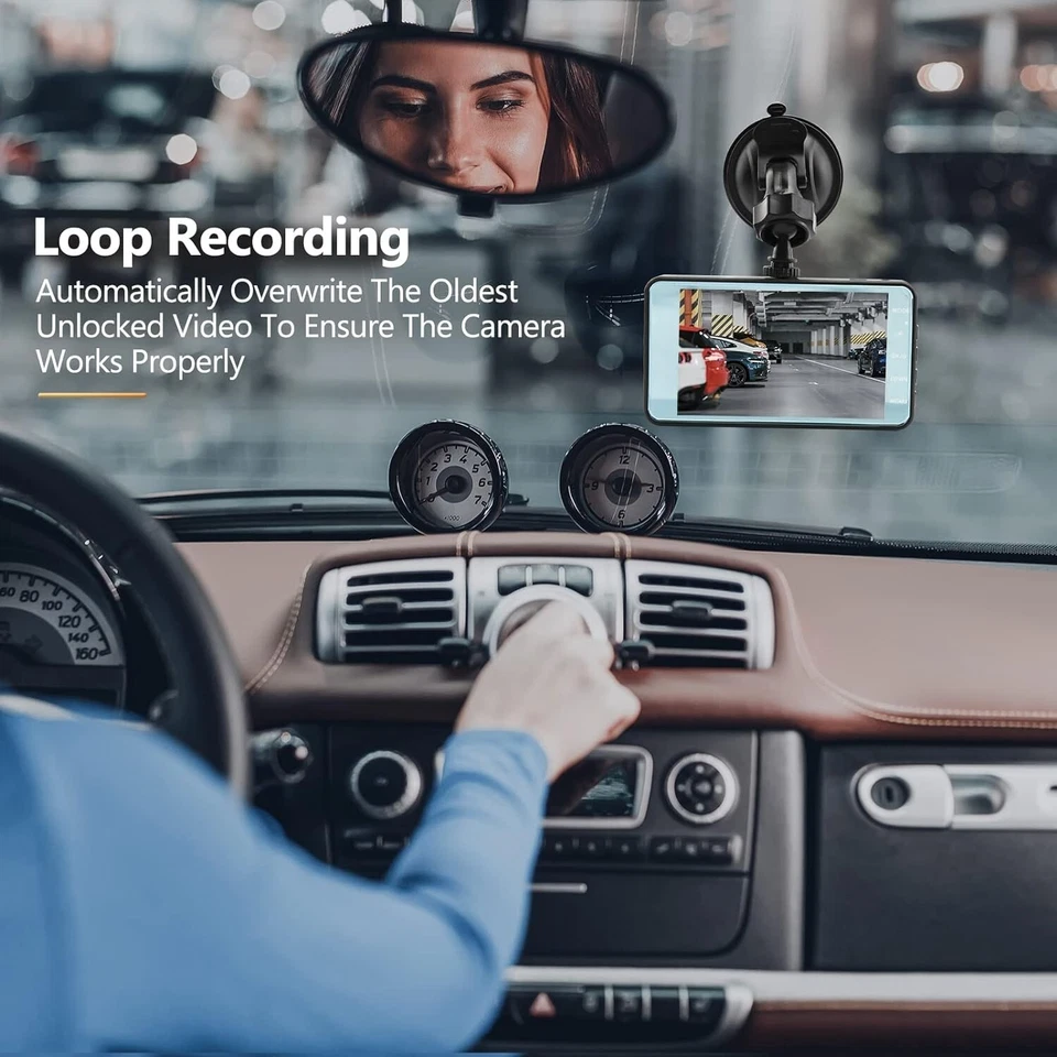 Car Dash Cam Front And Rear Camera HD 1080P NightVision With 32GB SD Memory Card - Image 3 of 4