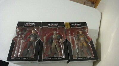 Huge lot GERALT Action Figures McFarlane TOYS THE WITCHER 3 WILD HUNT Gold Label