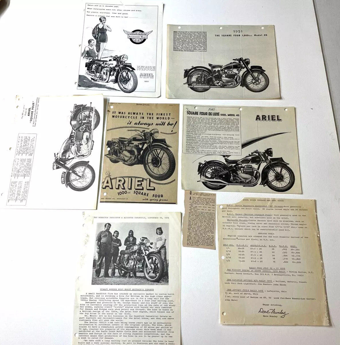 Ariel motorcycles for 2024 sale on ebay
