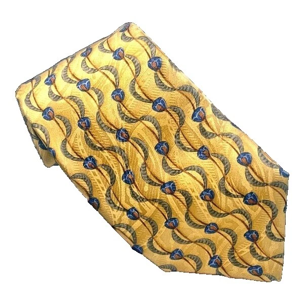 Estampado Animal Robert Talbott lazos de seda 100% para De hombre