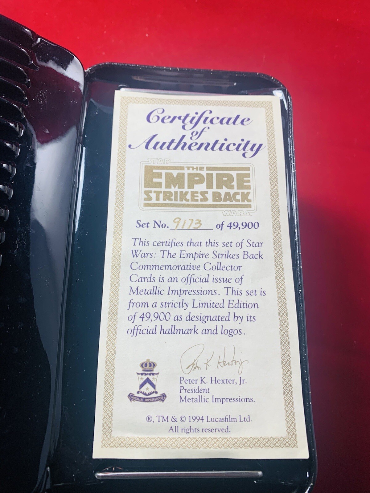 Star Wars Metallic Impressions Collector Cards Series 2 Empire Strike