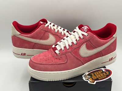 スニーカー Nike Air Force 1 Low Dusty Red Suede Nike Air Force 1 Low Dusty Red Suede DH0265-600 Release Date