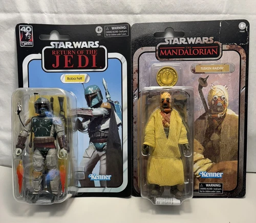 Star Wars Black Series - Boba Fett ROTJ 40th Anniversary and Tusken Raider - New
