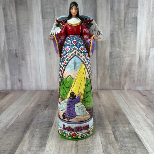 Jim Shore Heartwood Creek 2005 Luke 22:42 Angel 4004746
