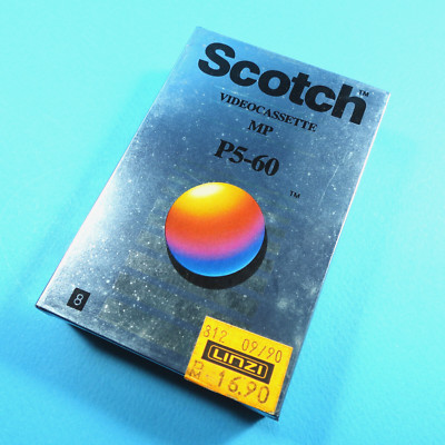   1x SCOTCH MP P5-60 8mm *SP 60 & LP 120 min*  Video Cassette Kassette *Sealed*